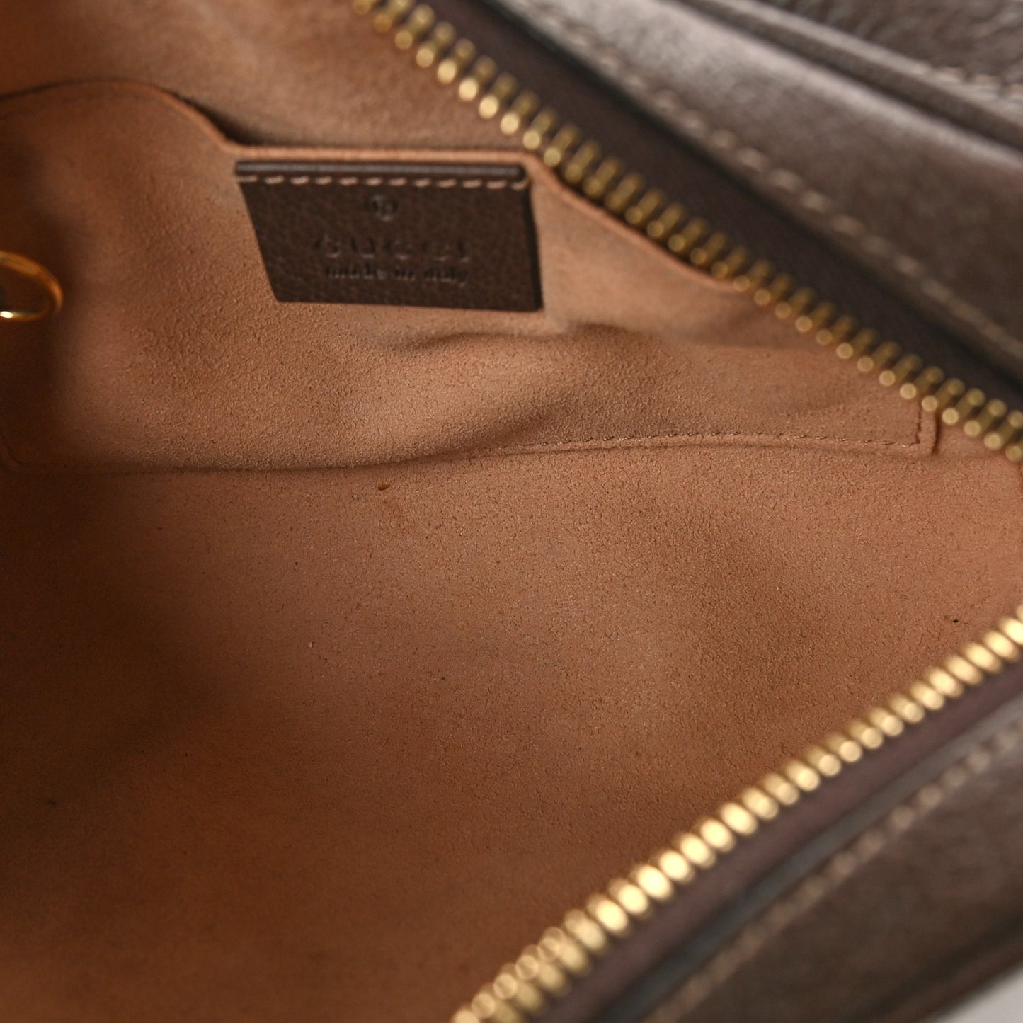GG Supreme Monogram Web Mini Ophidia Shoulder Bag Brown