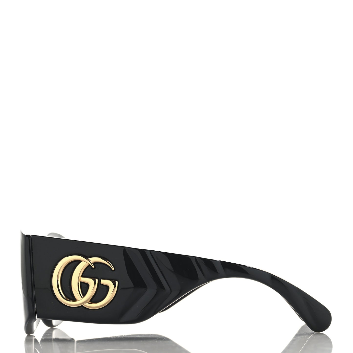 Acetate Frame GG Marmont Logo Sunglasses GG0810S Black