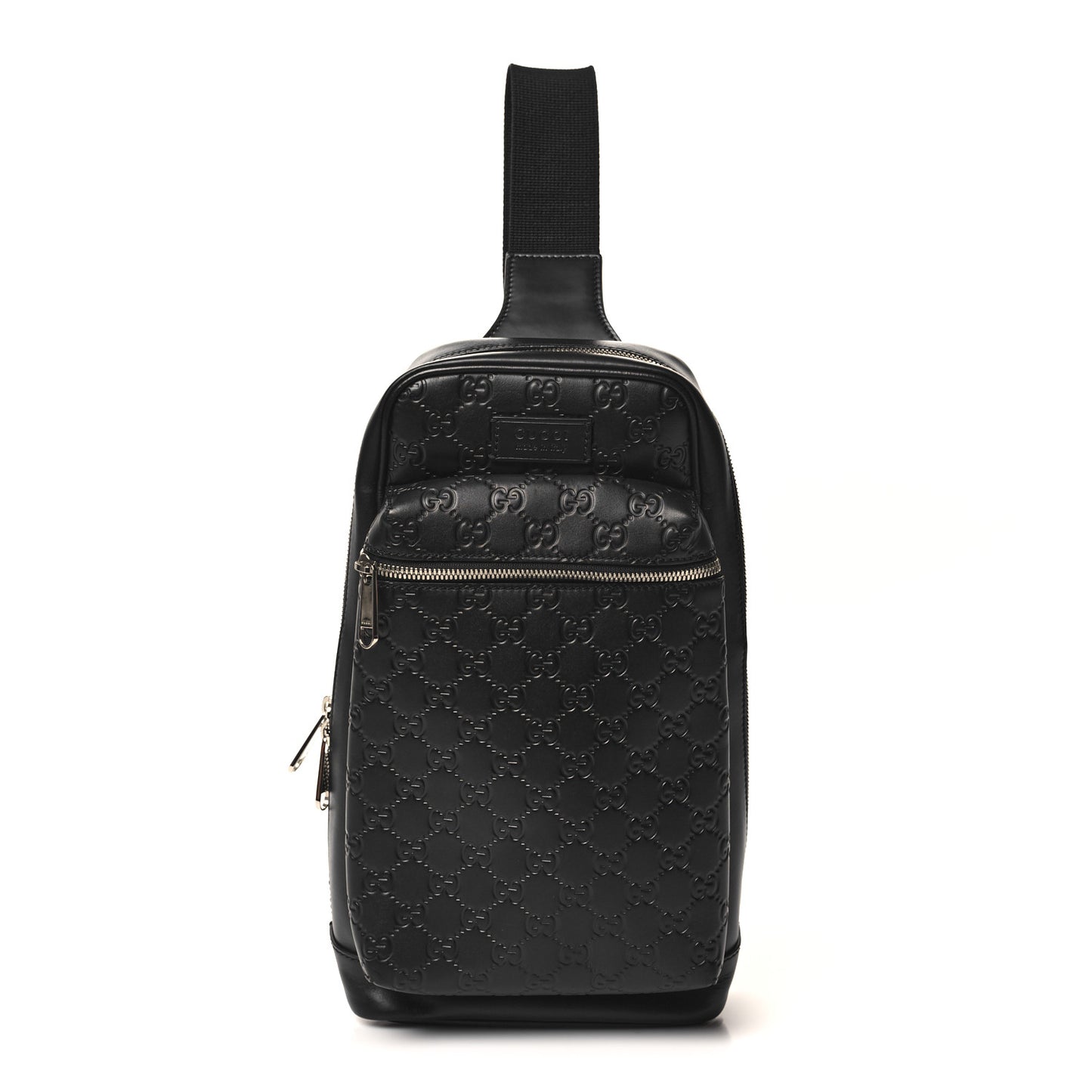 Guccissima Sling Backpack Black