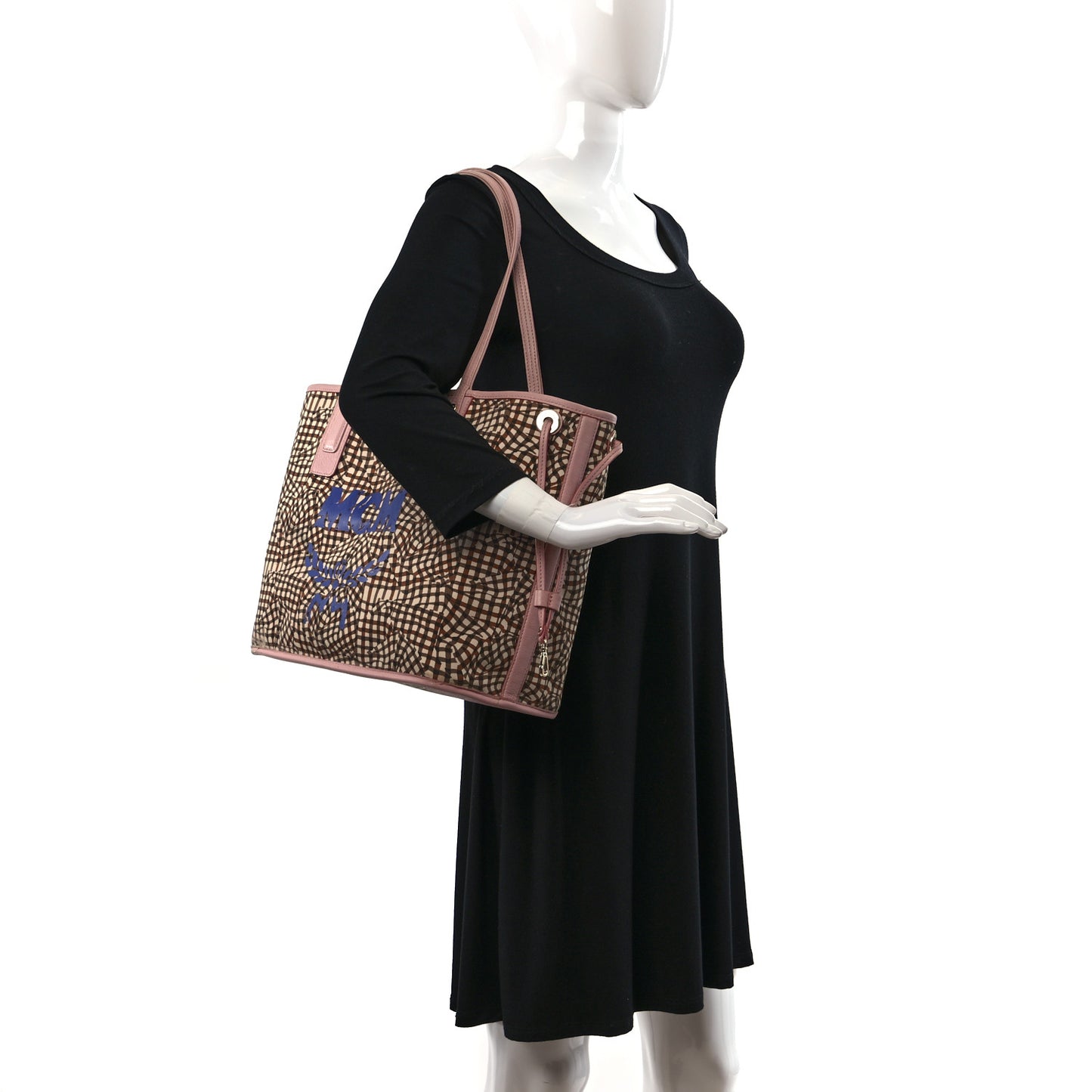 Visetos Medium Liz Reversible Shopper Tote Soft Pink