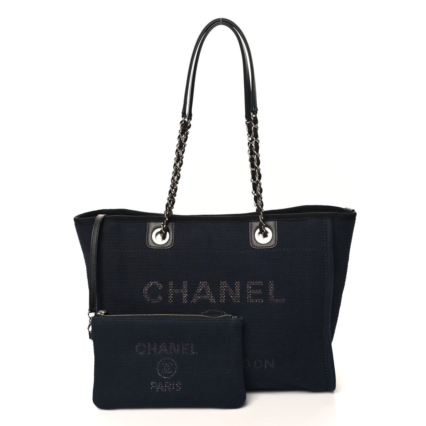 Mixed Fibers Small Deauville Tote Black