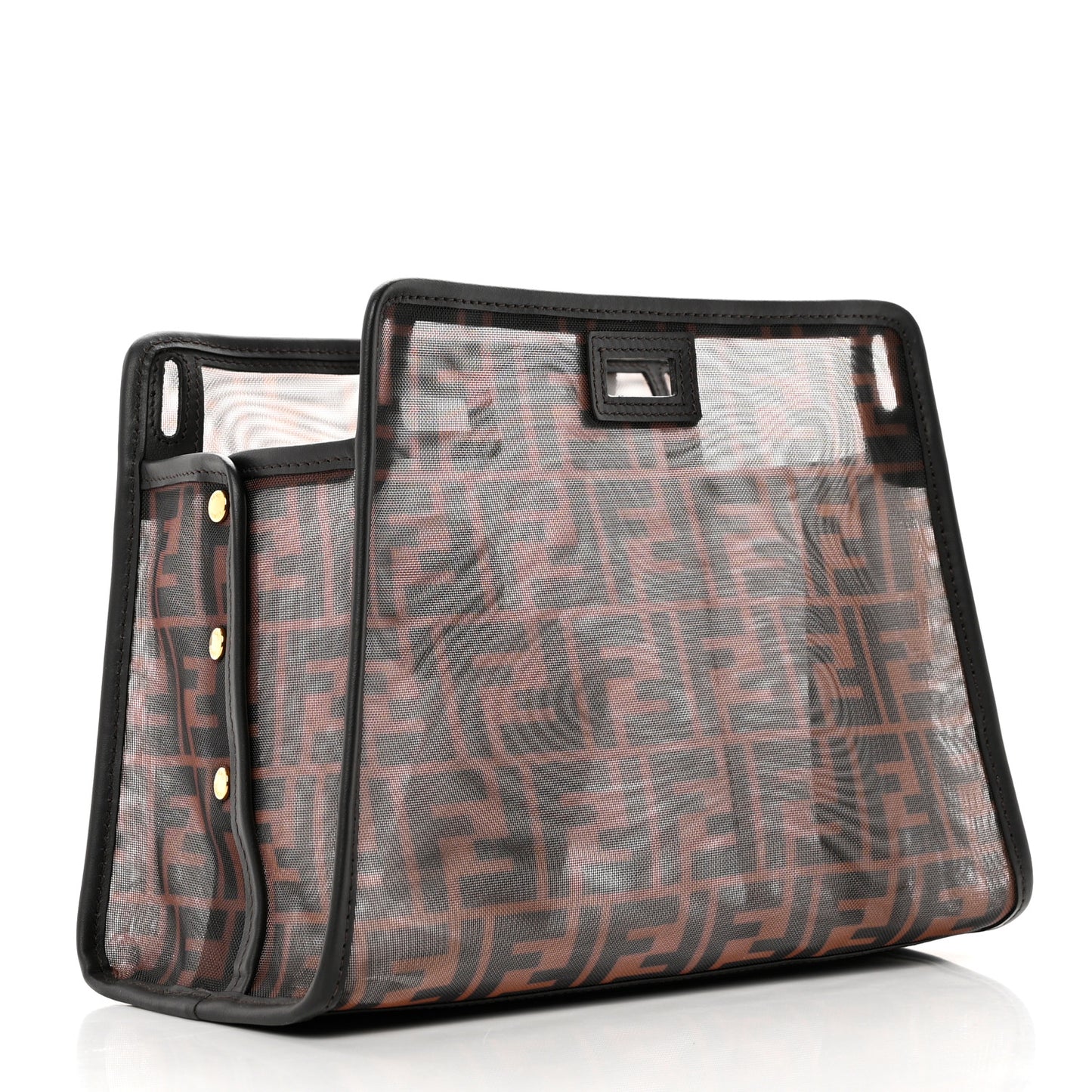 Mesh Vitello Century FF 1974 Mini Peekaboo Defender Cover Marrone Black Ebano