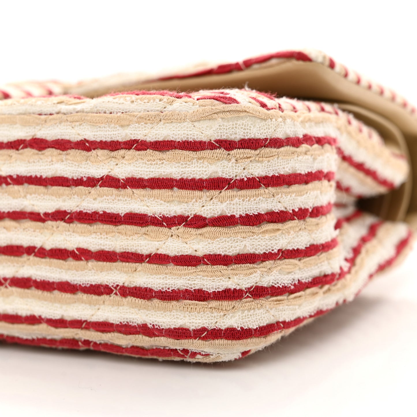 Jersey Quilted Medium Coco Sailor Flap Red White
