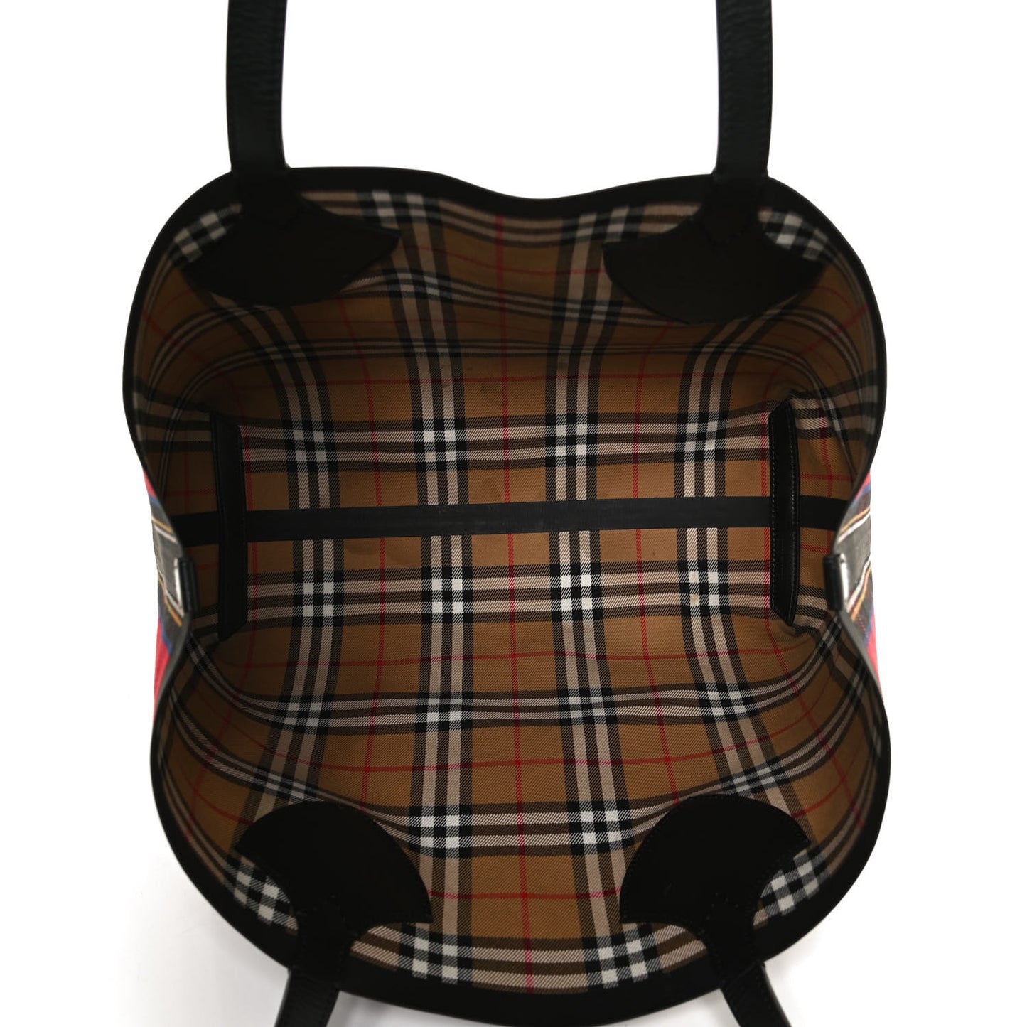 Vintage Check Medium The Giant Reversible Tote Antique Yellow Bright Red