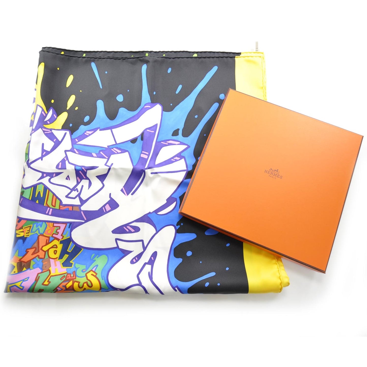 Silk Graff Graffiti Scarf 90