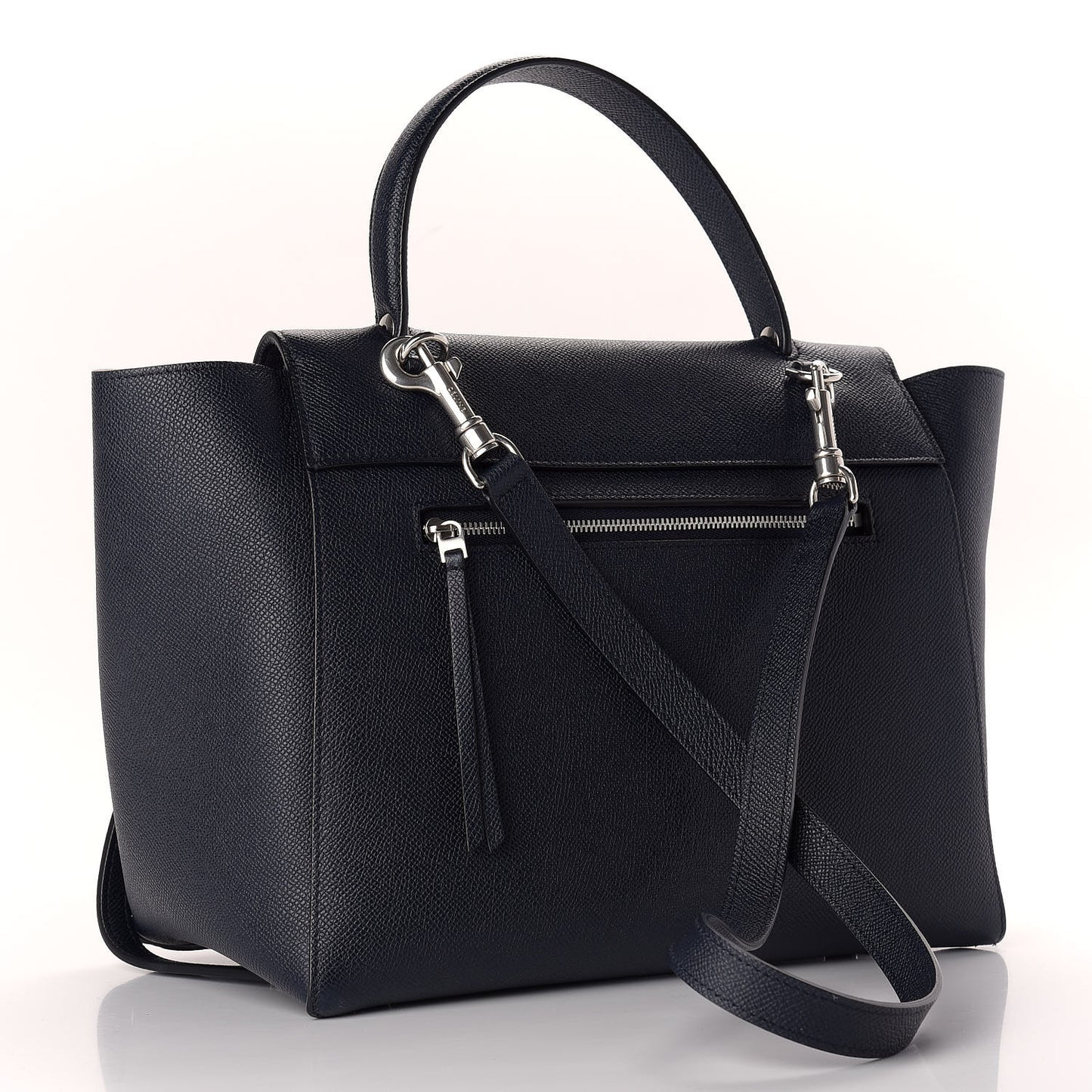 Grained Calfskin Mini Belt Bag Navy