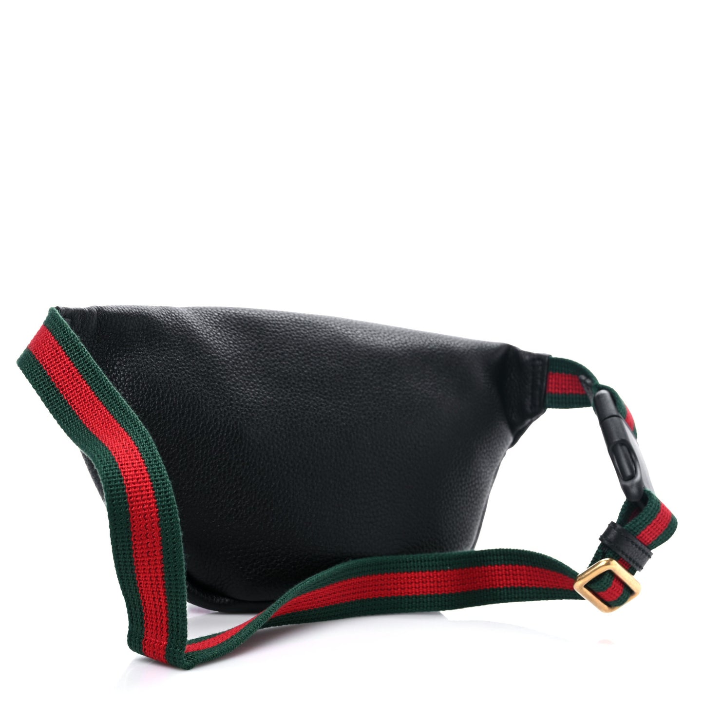 Grained Calfskin Small Logo Belt Bag Black