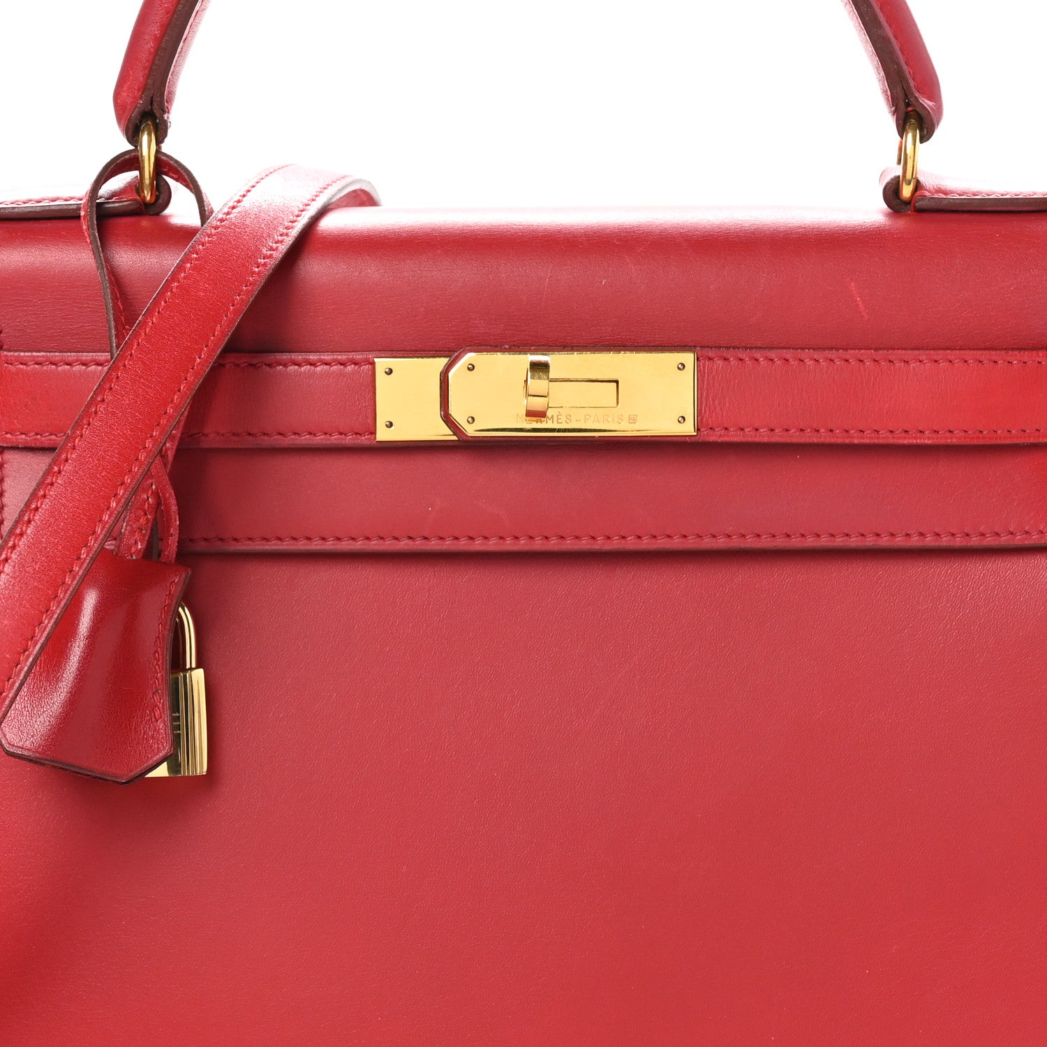 Hermes Box Kelly Sellier 28 Rouge Vif 8 of 17