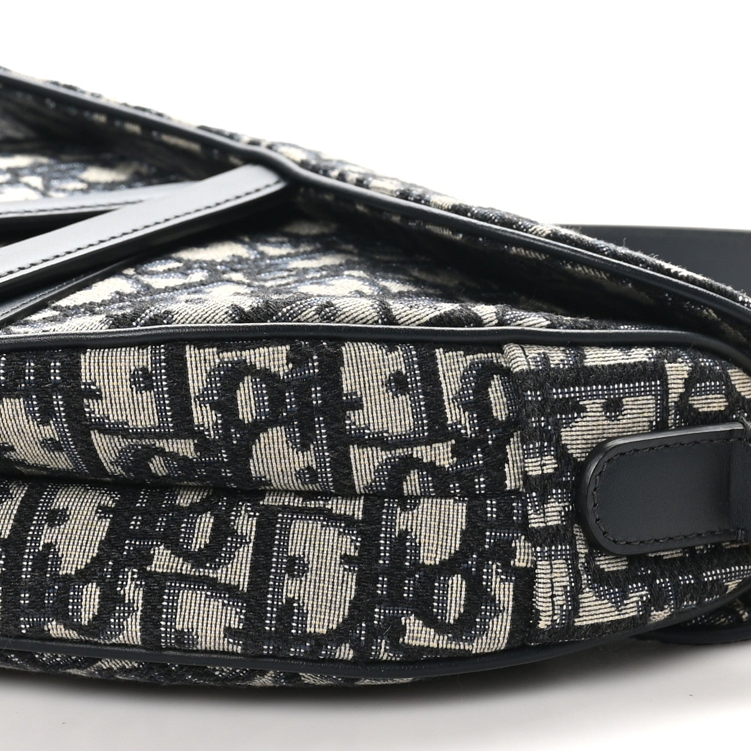 Christian Dior Oblique Saddle Bag Blue 10 of 10