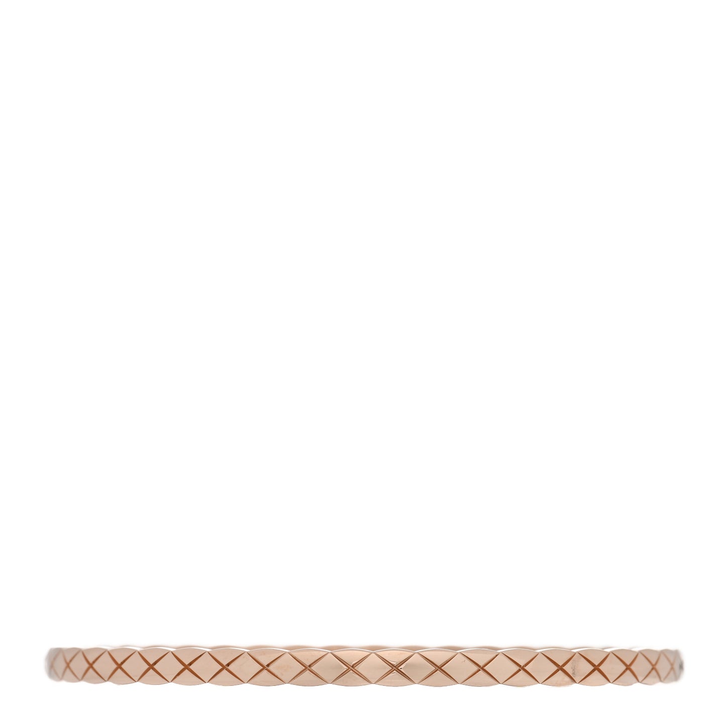 18K Beige Gold Mini Coco Crush Bangle Bracelet L