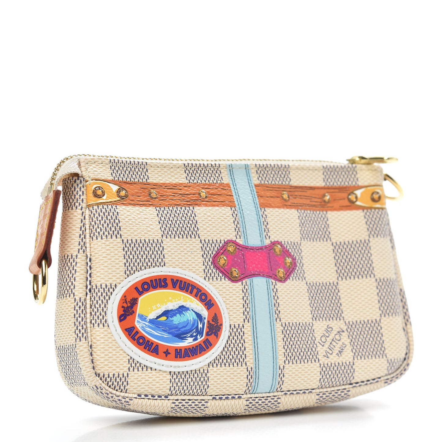 Damier Azur Summer Trunks Hawaii Mini Pochette Accessories