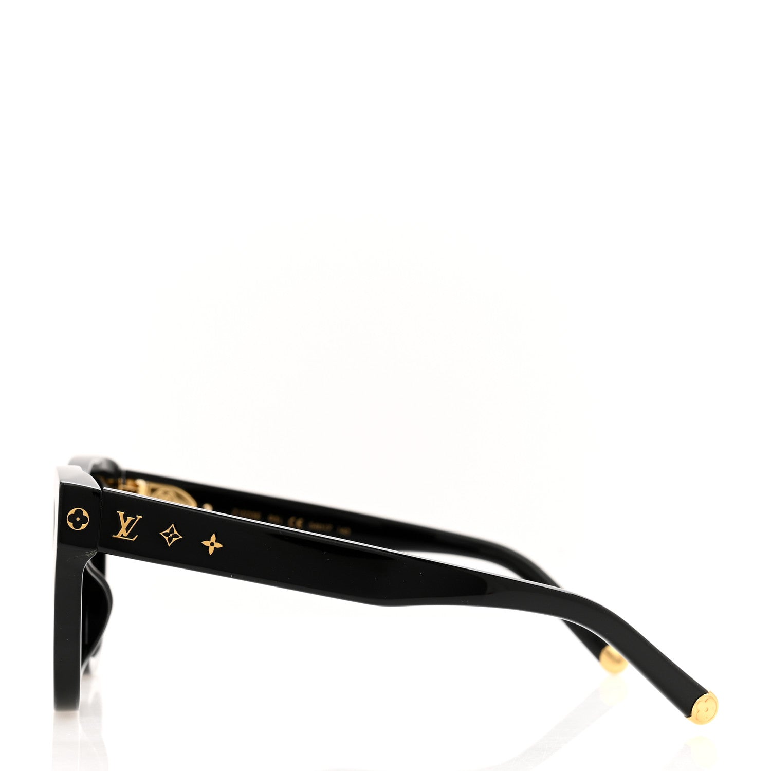 Louis Vuitton Acetate My Monogram Square Sunglasses Z1523E Black 3 of 8