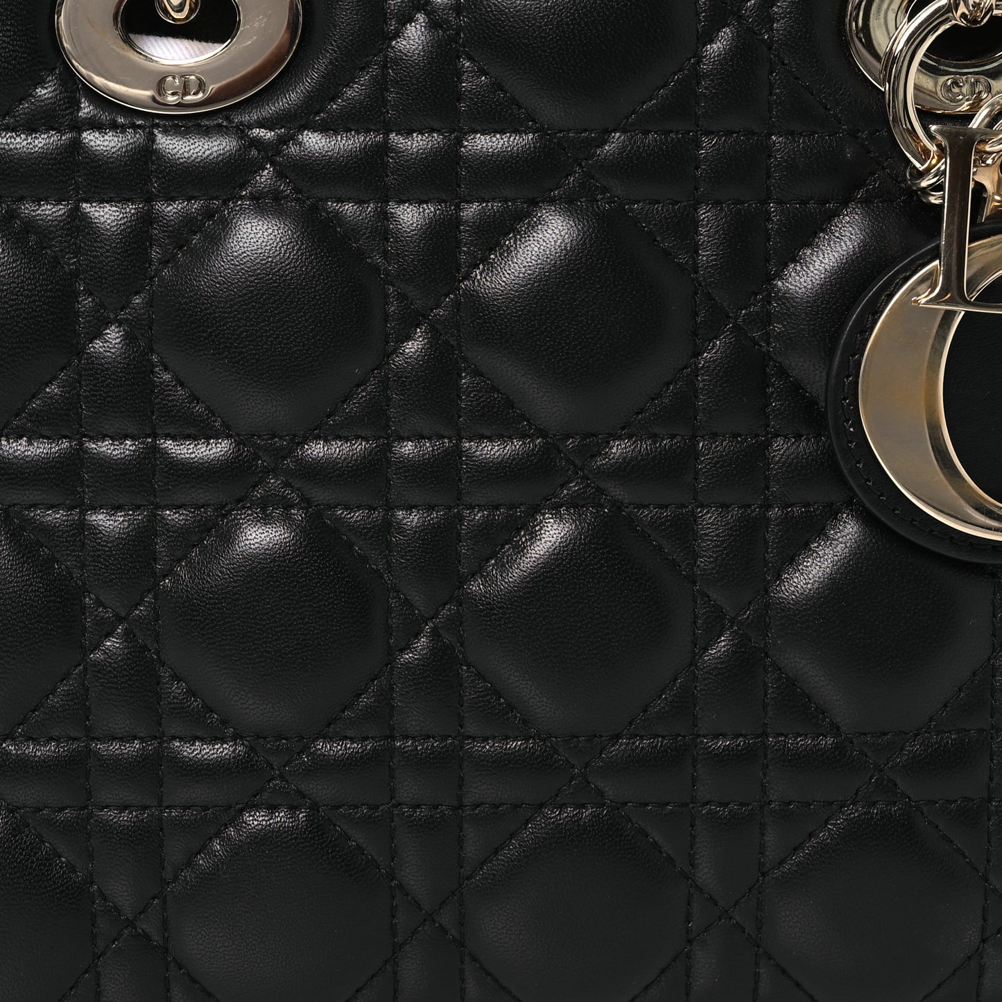 Lambskin Cannage Small My ABCDior Lady Dior Black