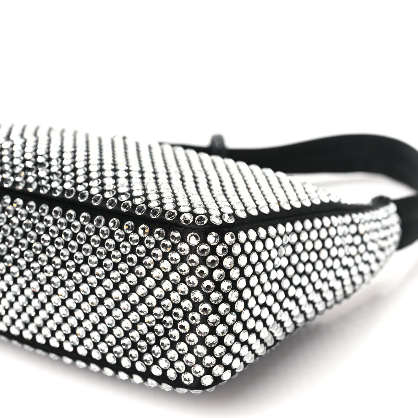 Satin Crystal Mini Re-Edition 2000 Bag Cristal