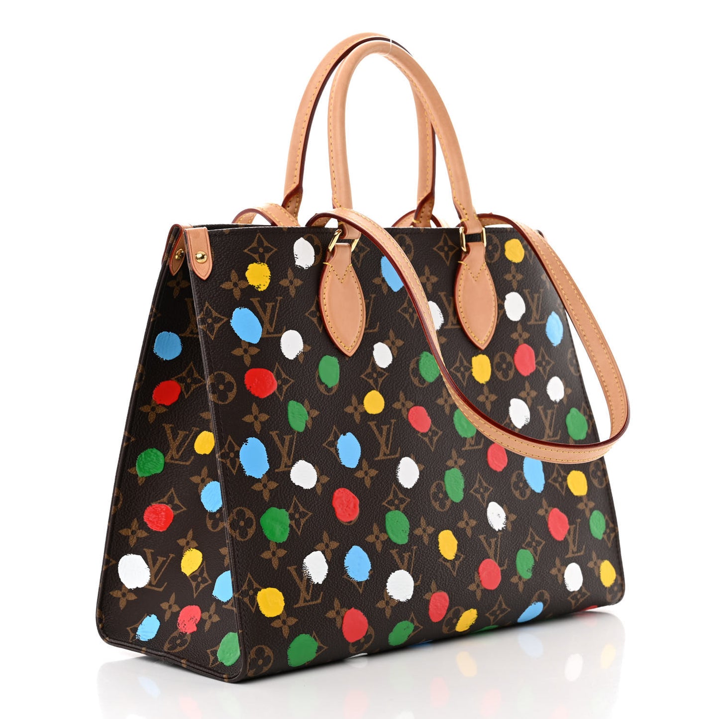LV X YK Monogram Onthego MM Multicolor