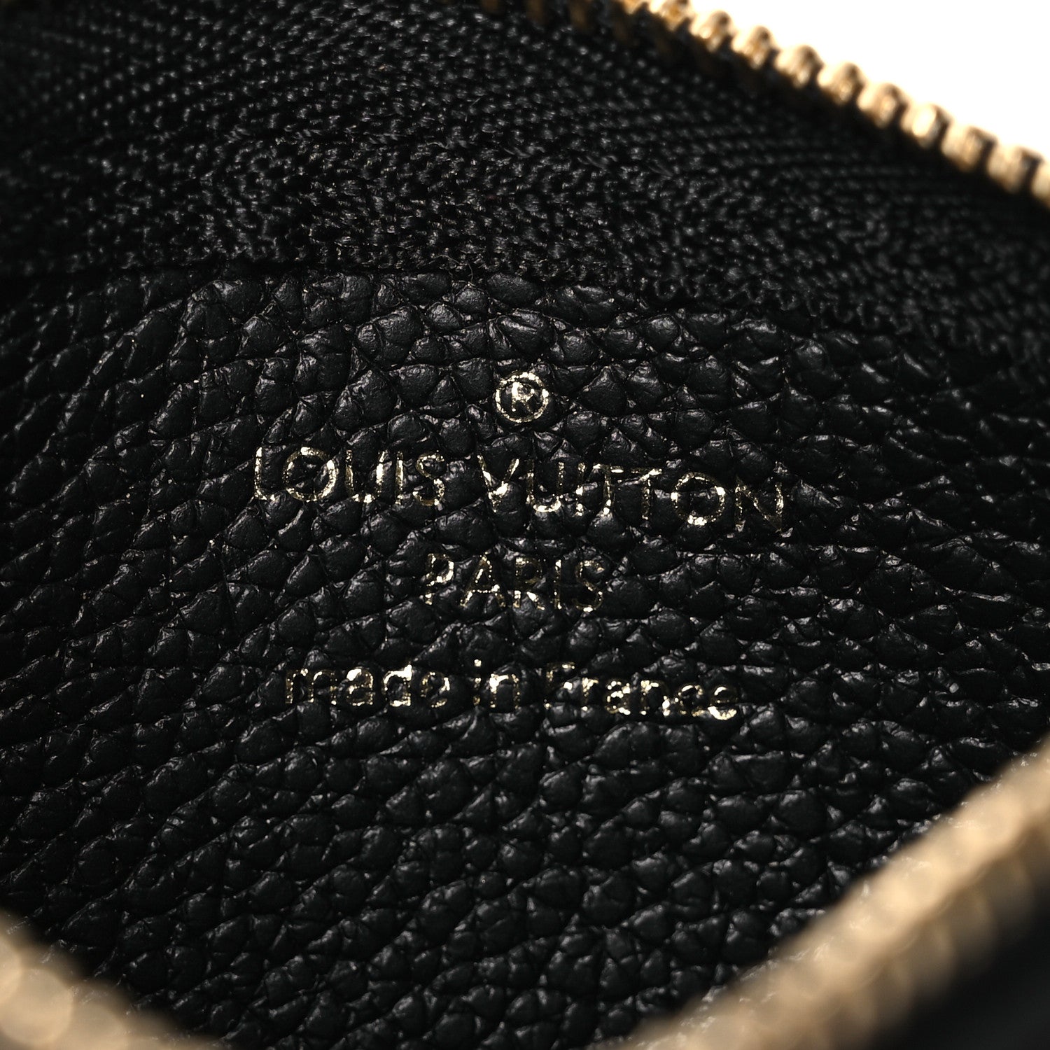 Louis Vuitton Empreinte Monogram Giant Key Pouch Black Beige 7 of 10