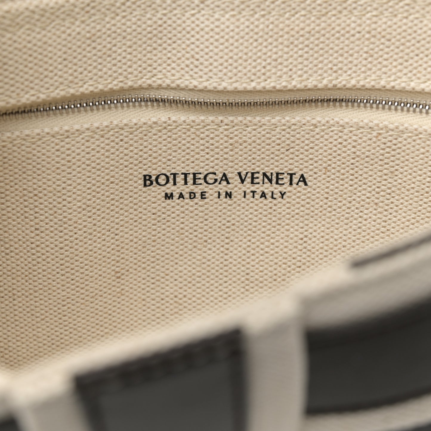 Canvas Nappa Maxi Intrecciato Cassette Crossbody Bag Natural Fondant