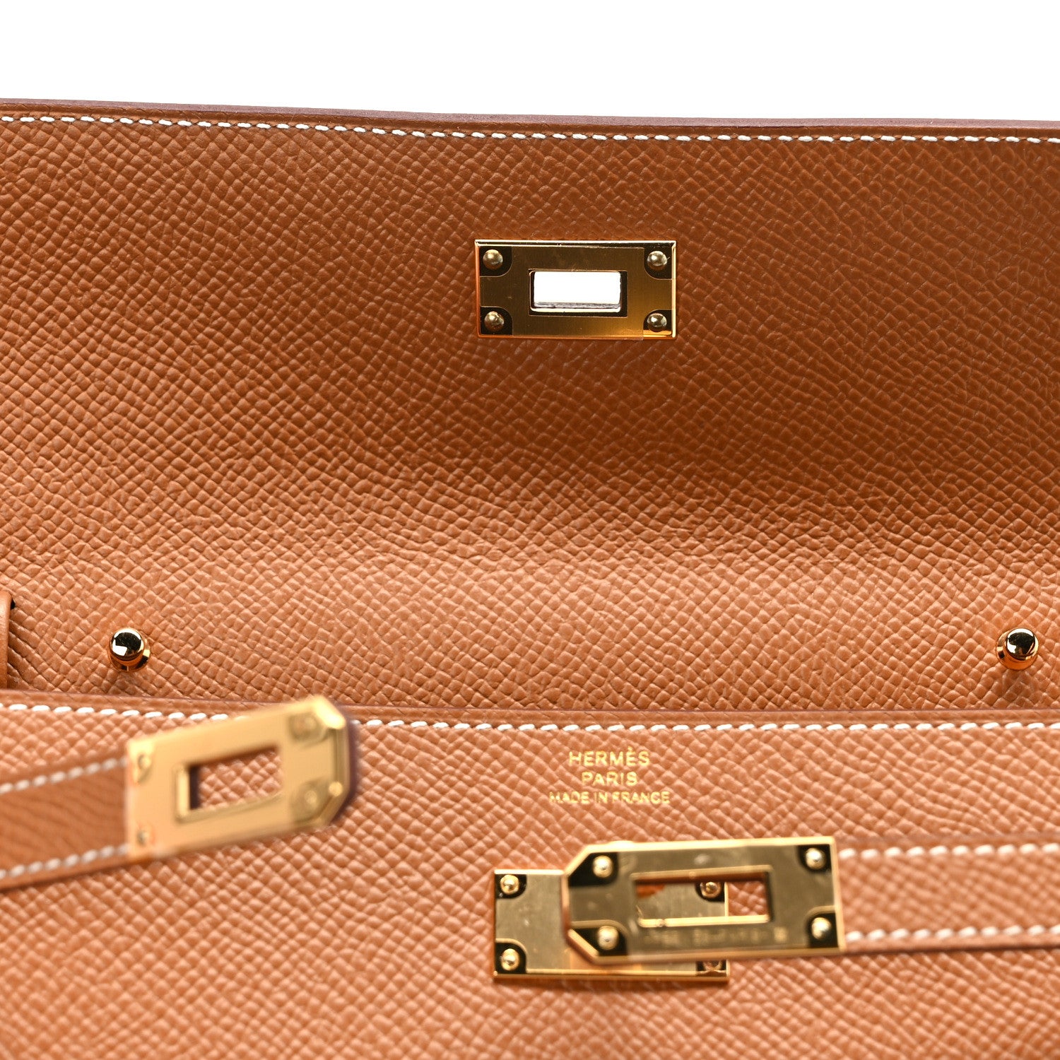 Hermes Epsom Kelly Wallet To Go Gold 10 of 12