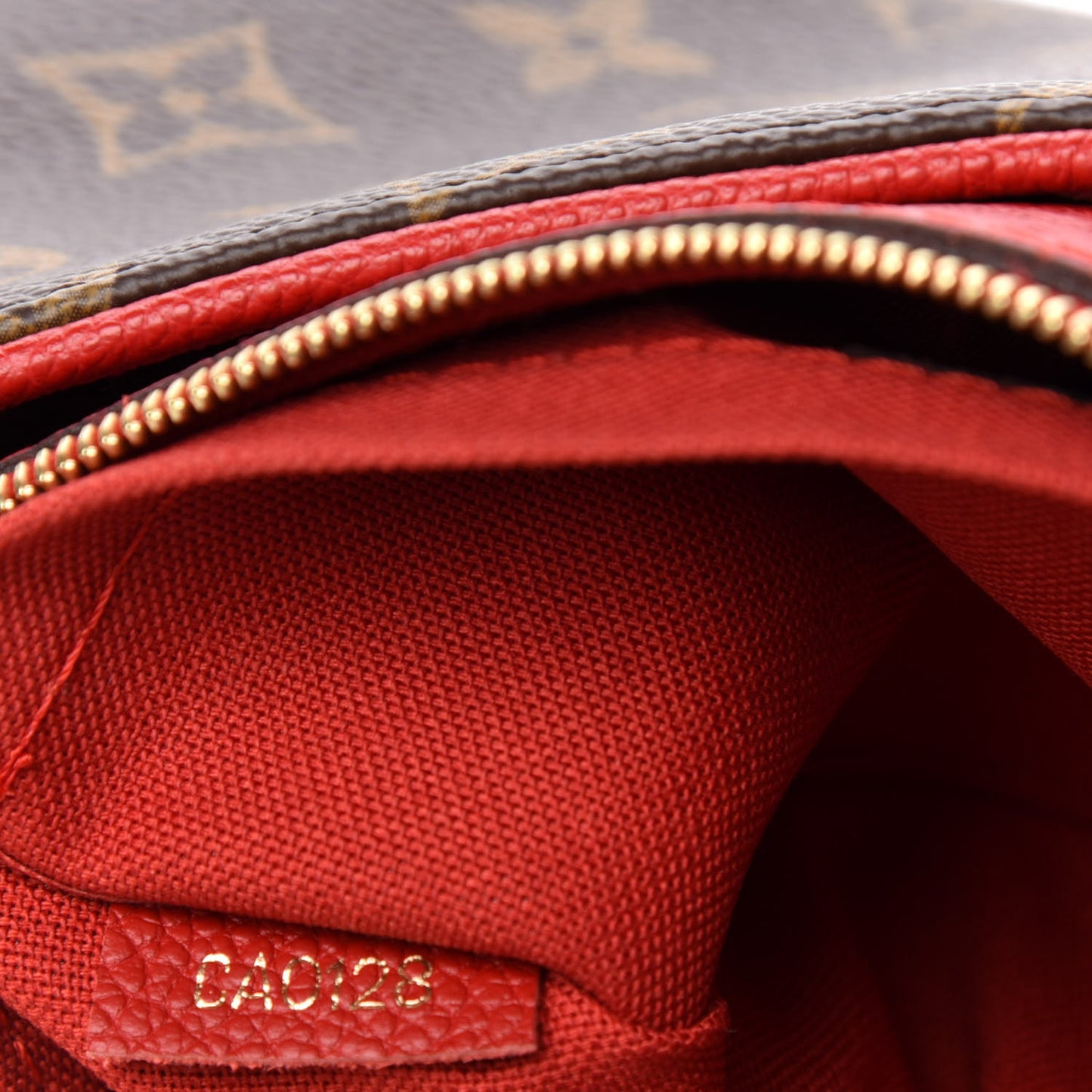 Monogram Pallas Clutch Cherry