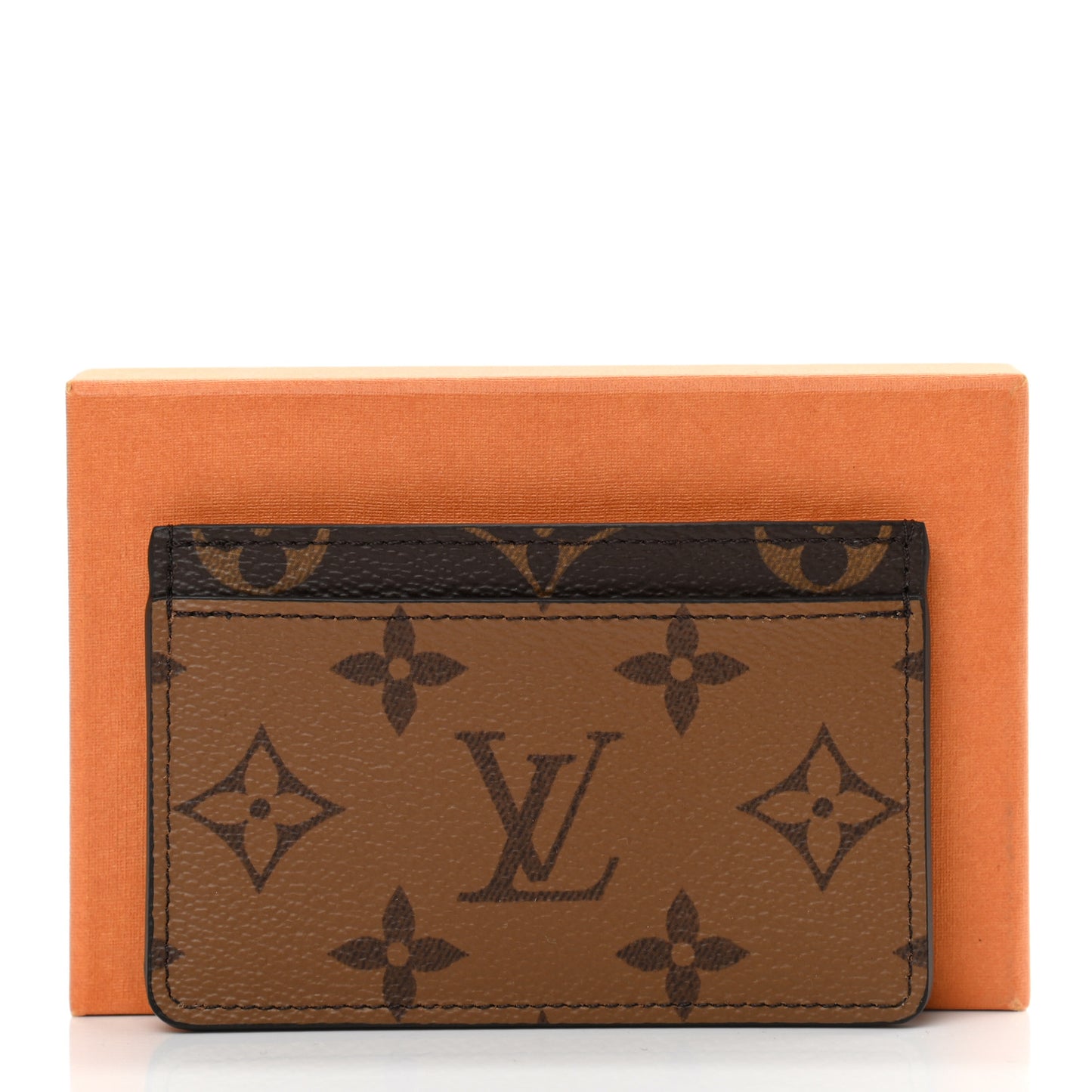 Reverse Monogram Card Holder