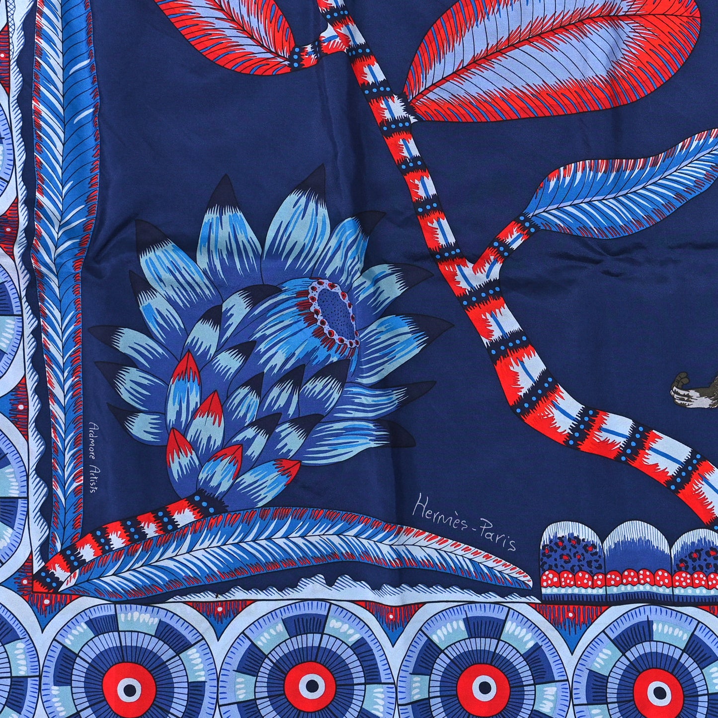 Silk The Savana Dance Shawl 140 Marine Turquoise Rouge