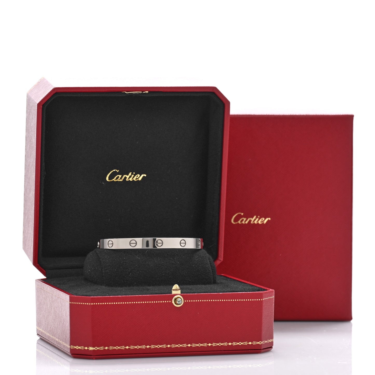 18K White Gold LOVE Bracelet 18