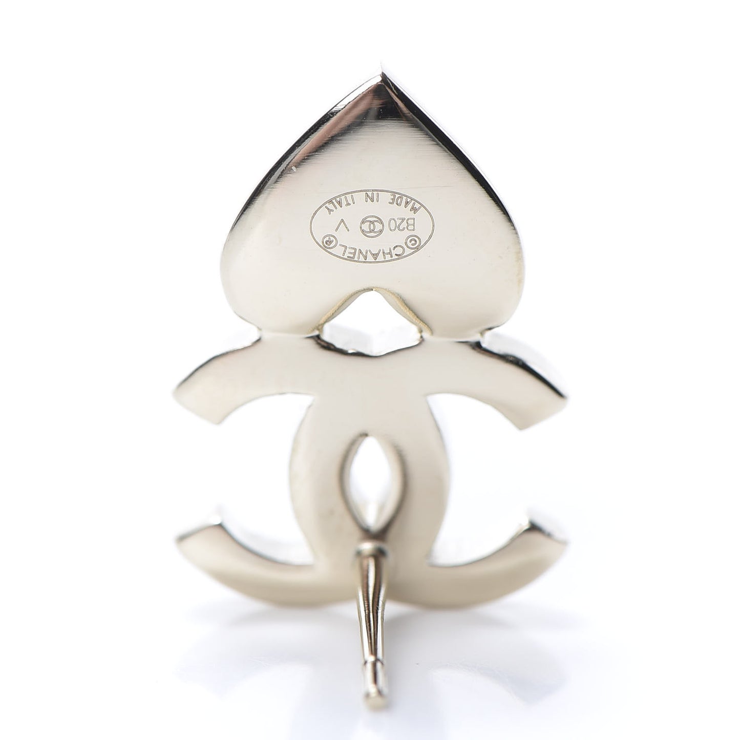 Crystal Pearl Charming Winter CC Star Heart Earrings Gold
