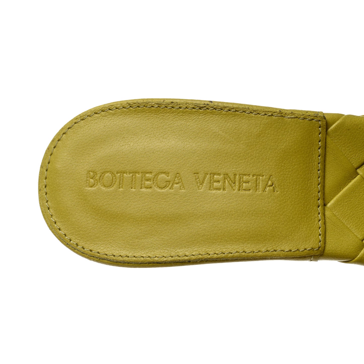 Nappa Maxi Intrecciato Lido 90mm Mule Sandals 35.5 Acid
