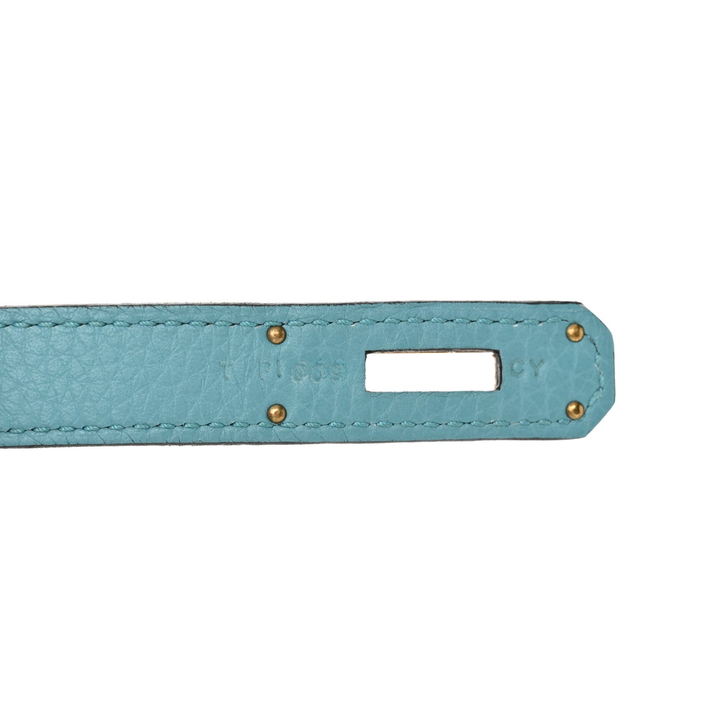 Taurillon Clemence Birkin 30 Bleu Saint Cyr