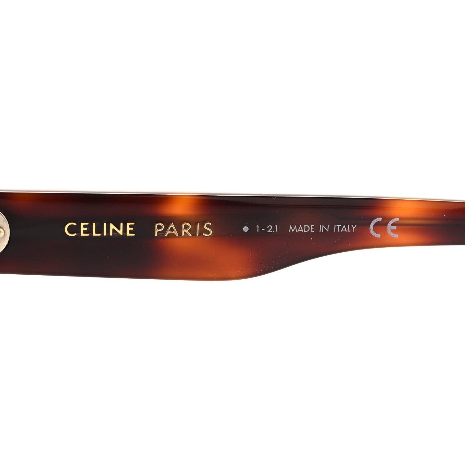 Celine Acetate Butterfly Sunglasses CL 401991/S Tortoise 5 of 7