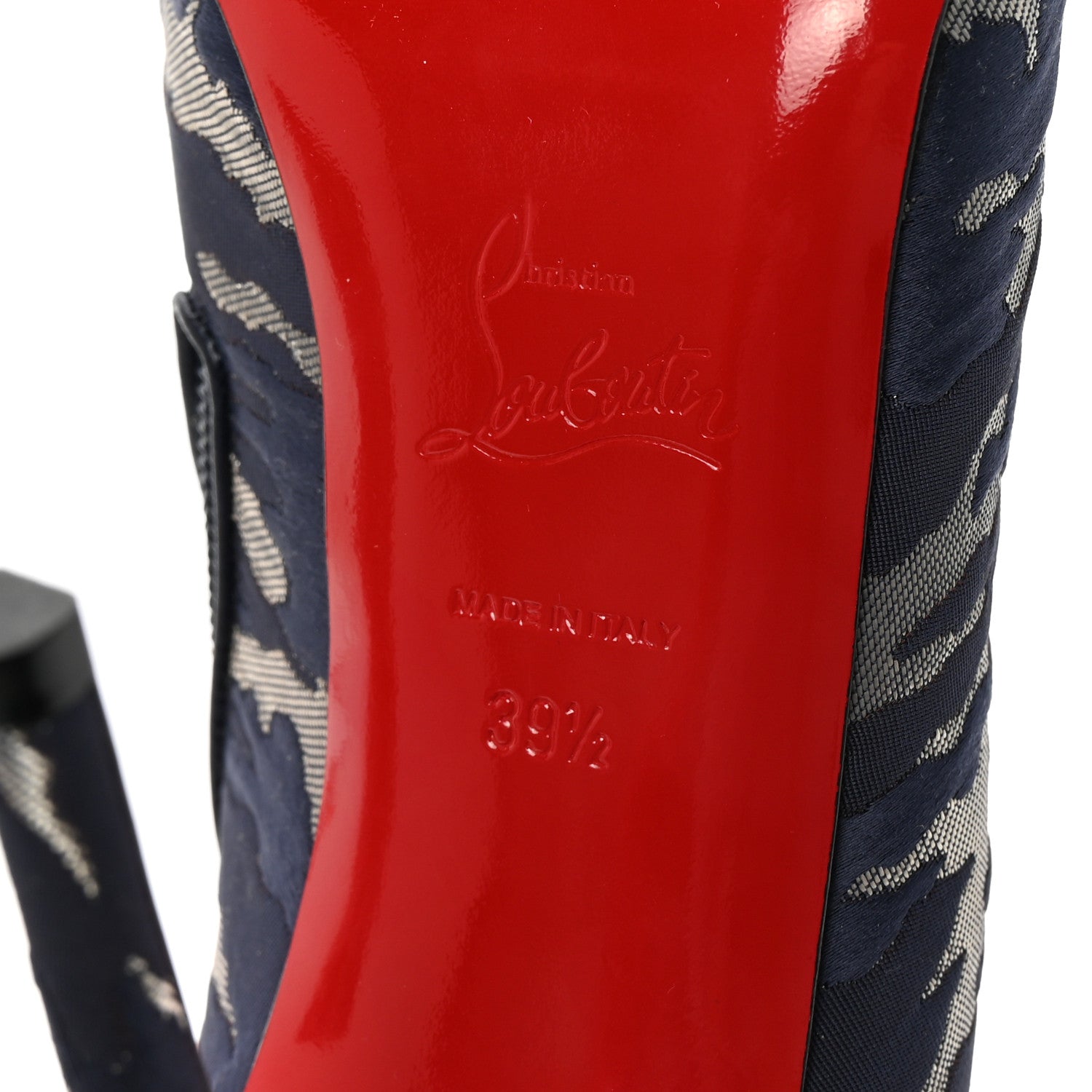 Christian Louboutin Jacquard Camouloubi So Kate Booty 100 Ankle Boots 39.5 Bavarios 7 of 9