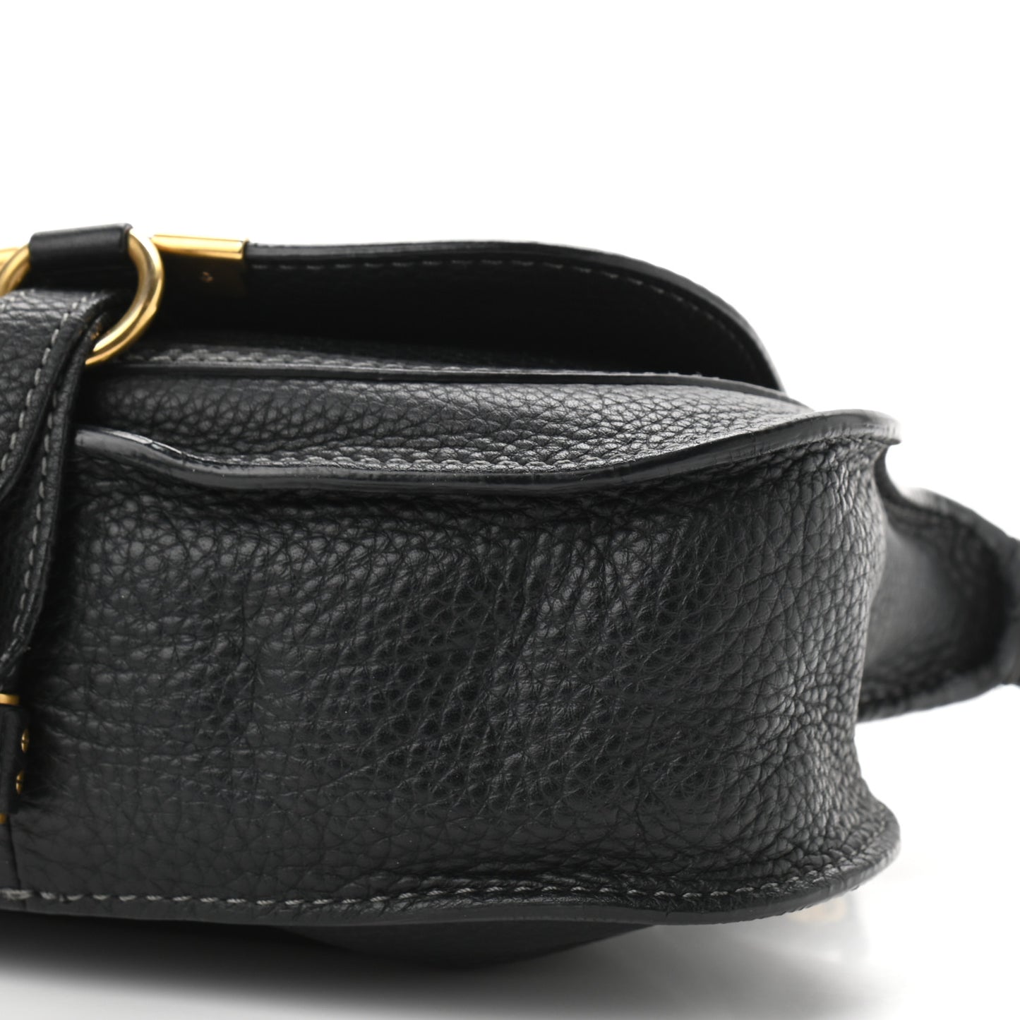 Calfskin Mini Marcie Satchel Black