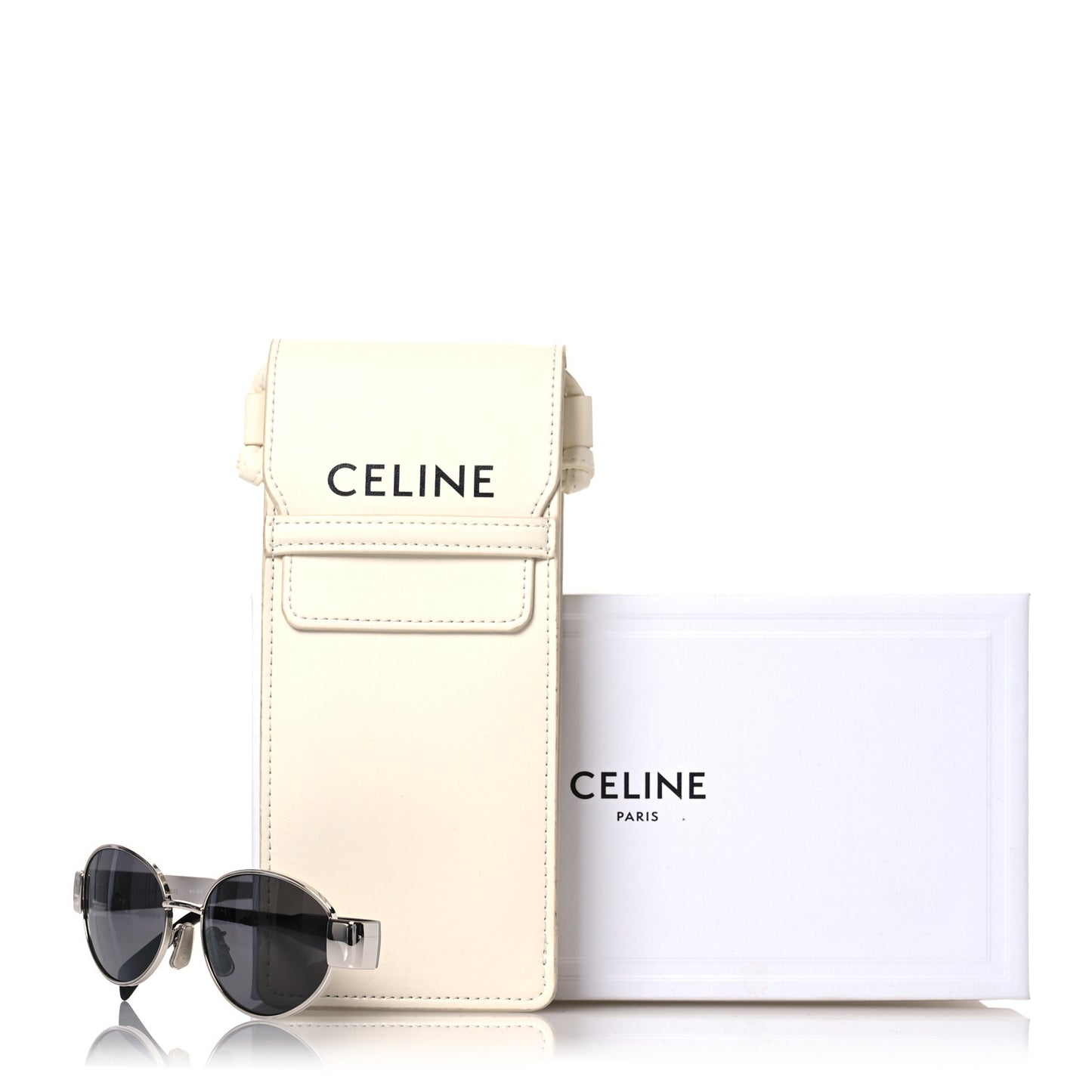 Metal Triomphe 01 Sunglasses CL40235U Silver Black