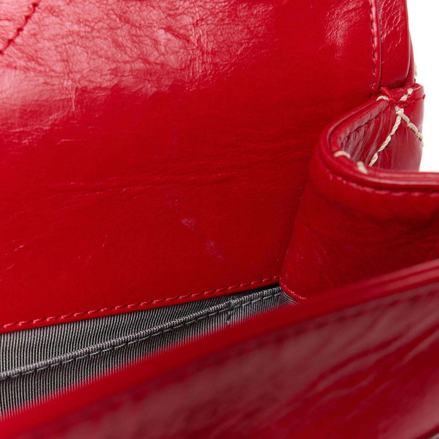 Calfskin Wild Stitch 2.55 Reissue 226 Flap Red