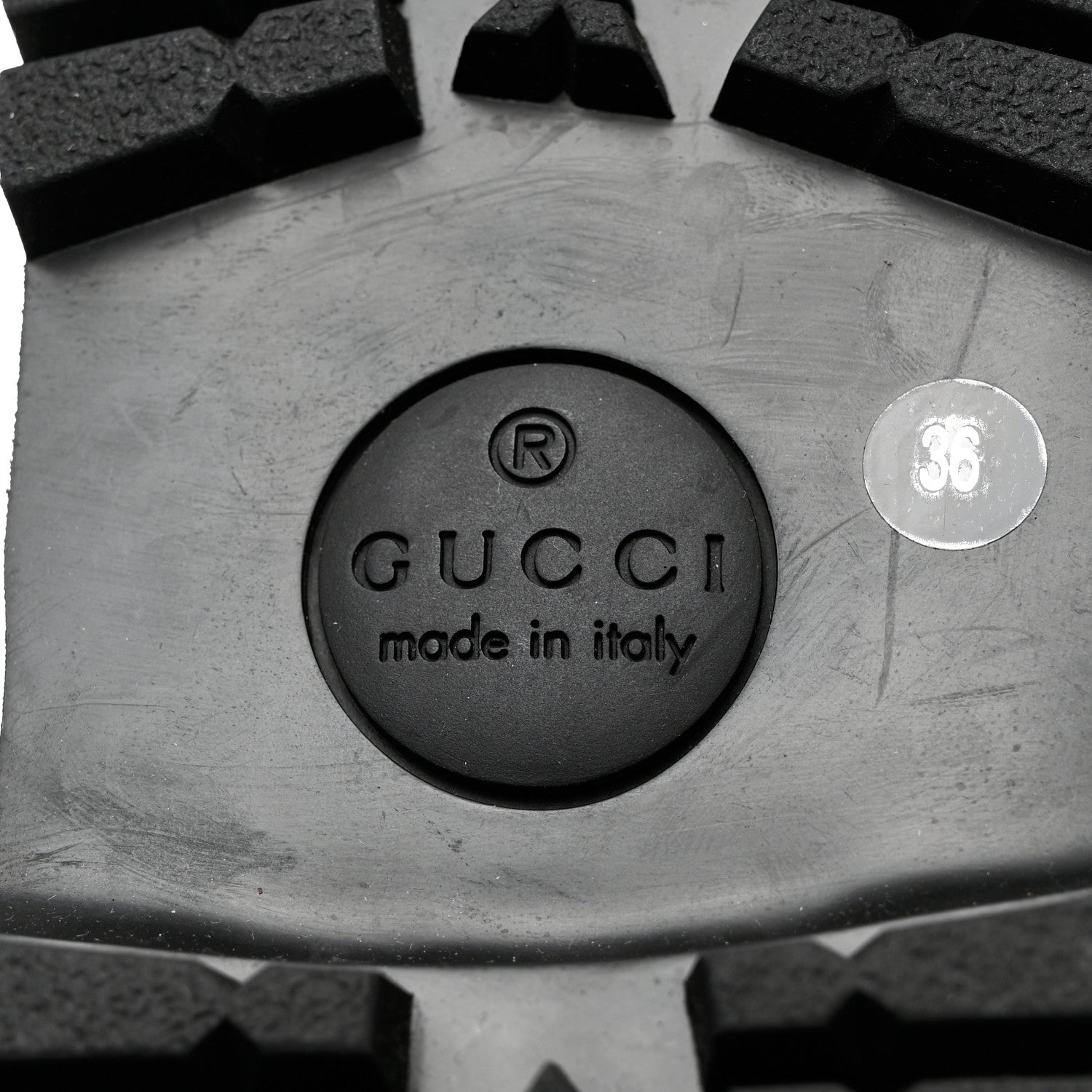 Gucci X THE NORTH FACE Calfskin Womens Hiking Ankle Boots 36 Black 8 of 9