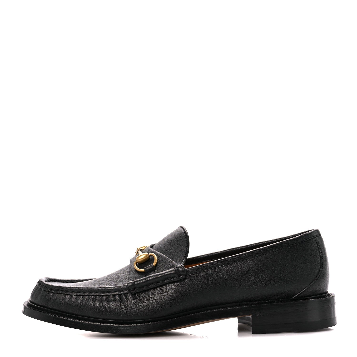 Gucci Mandala Goatskin Mens Horsebit Loafers 11 Black  display picture 2