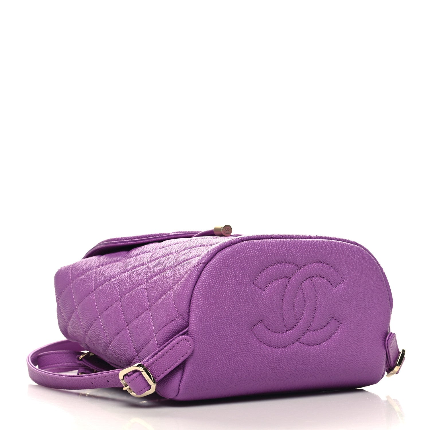 Chanel Caviar Quilted Small Filigree Backpack Purple 4 of 10