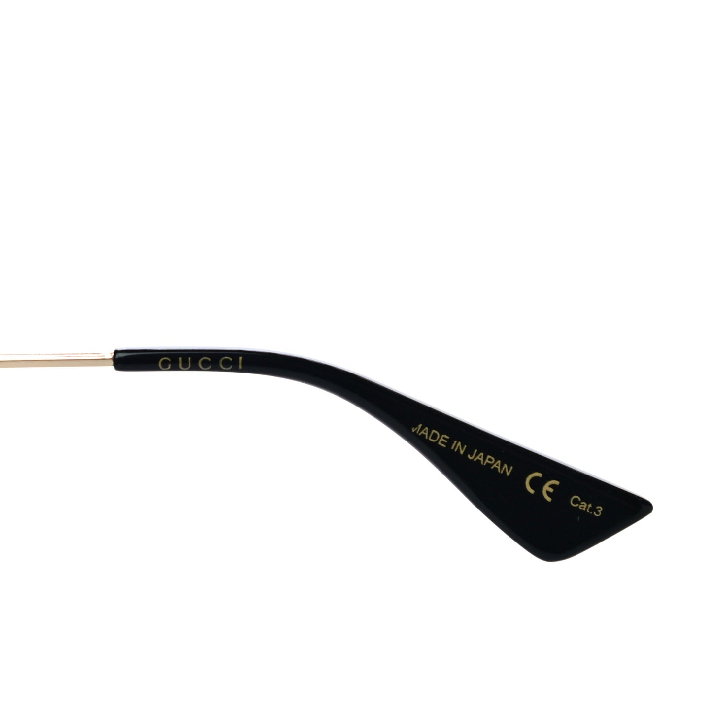 Acetate Round Frame Sunglasses GG0061S Black