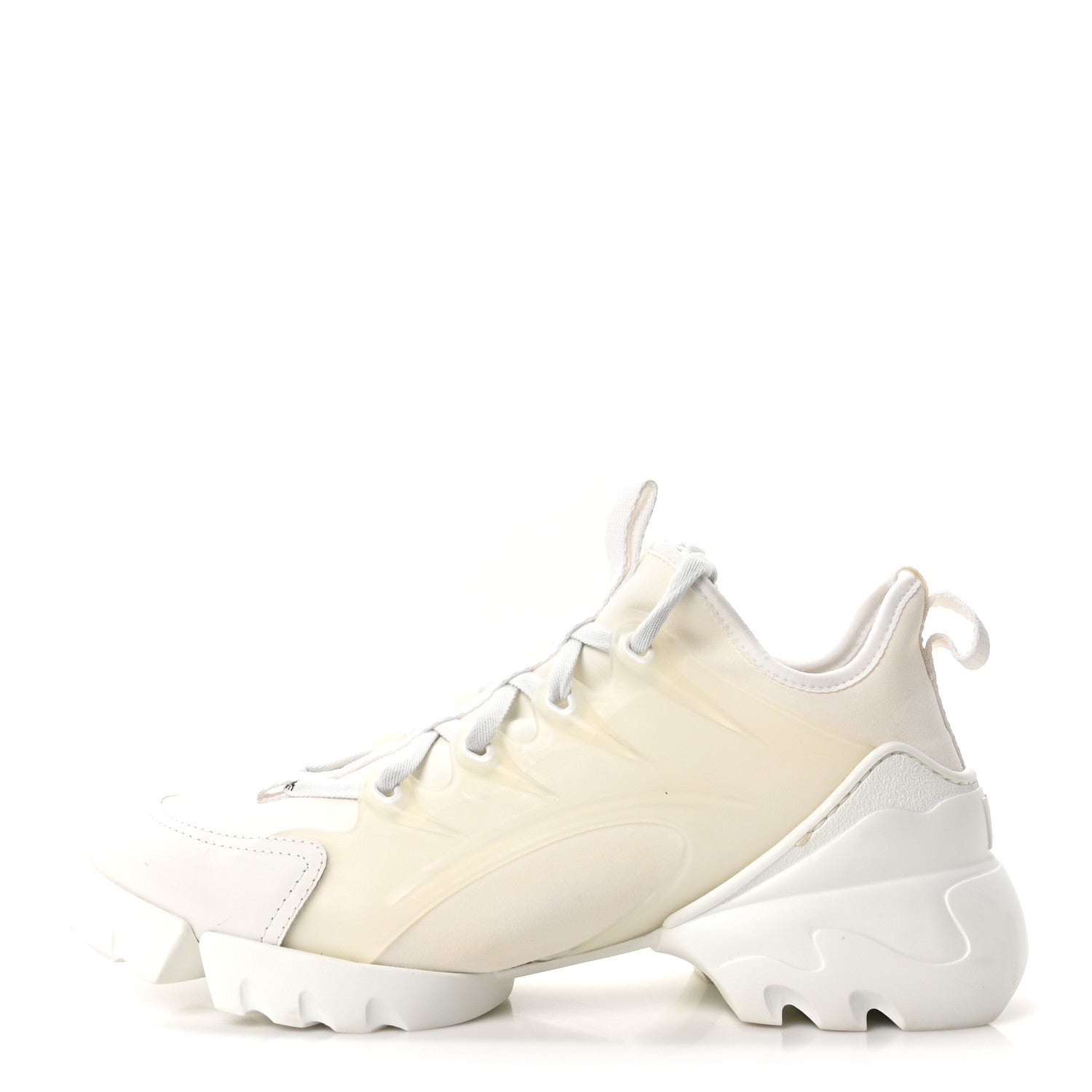 Christian Dior Technical Fabric Rubber Womens D-Connect Sneakers