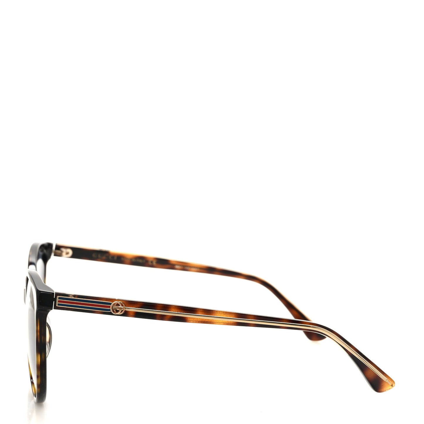 Round Eye GG Web Sunglasses Tortoise