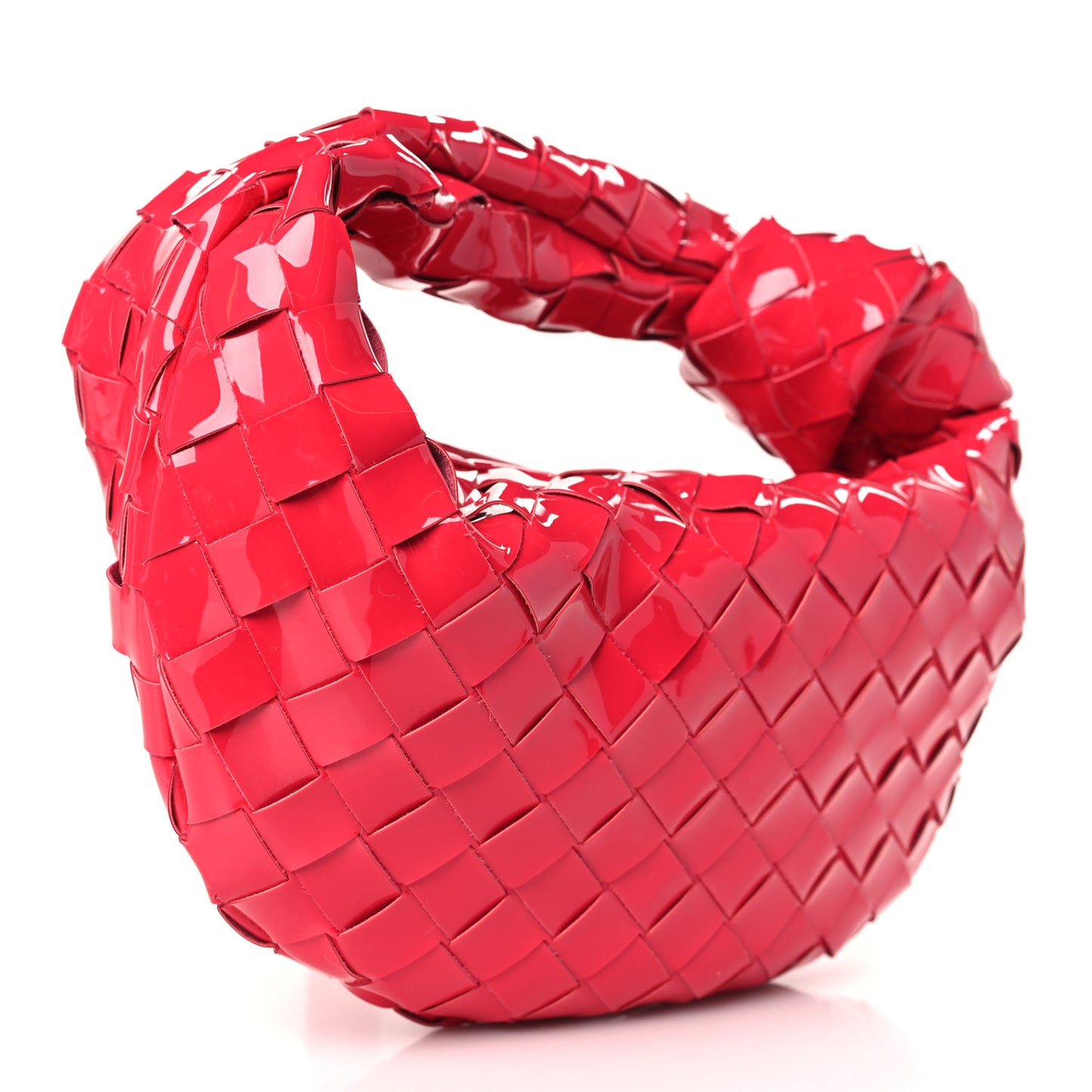 Patent Nappa Intrecciato Mini Jodie Candy Stripe
