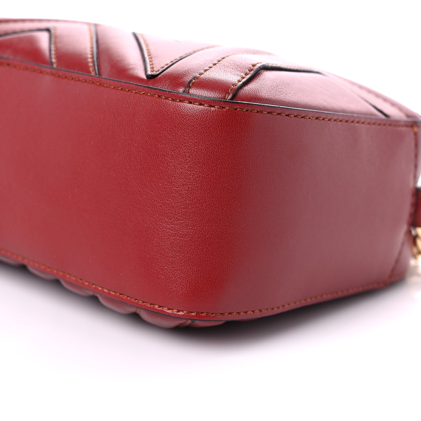 Eco Alter Nappa Star Patch Shoulder Bag Red