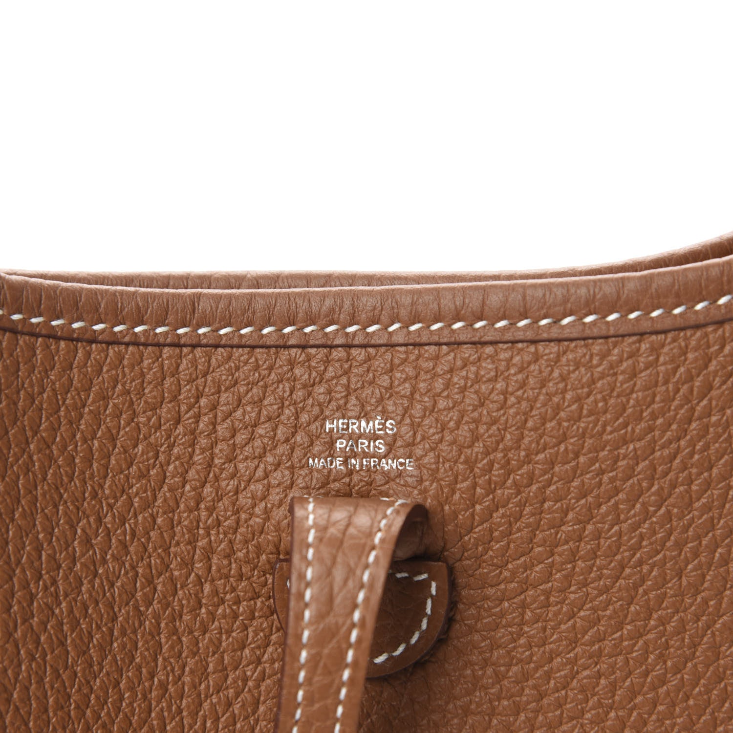 Hermes Taurillon Clemence Evelyne TPM Gold 8 of 11