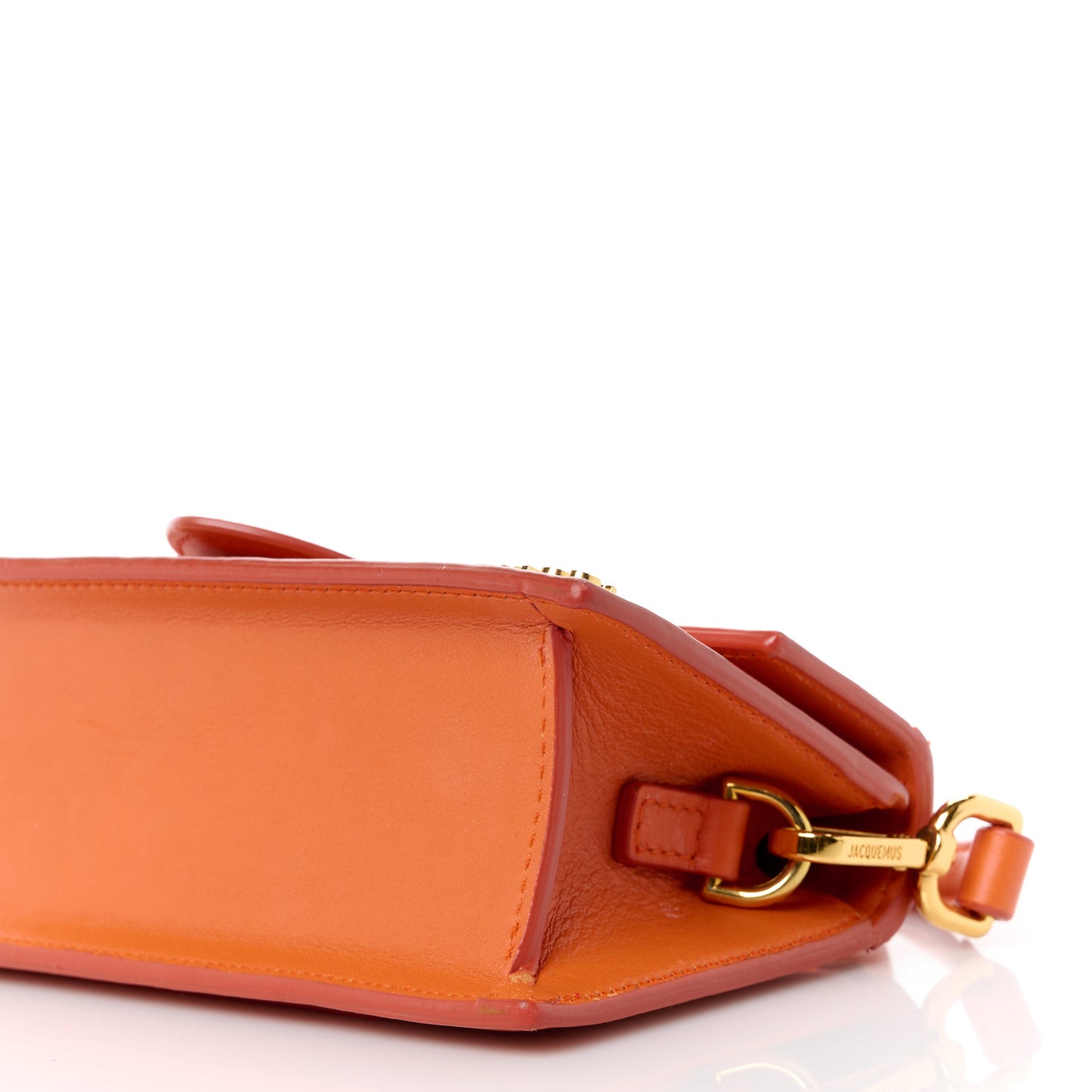 Smooth Calfskin Le Bambino Dark Orange