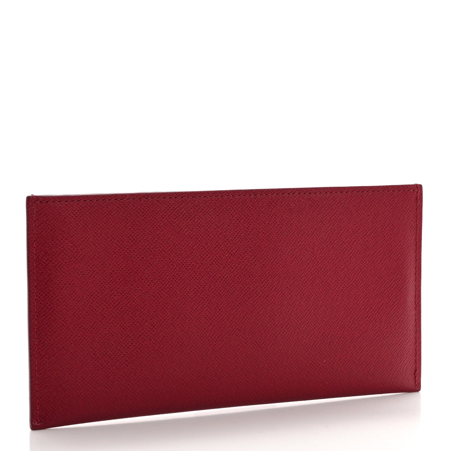 Calfskin Felicie Card Holder Insert Fuchsia