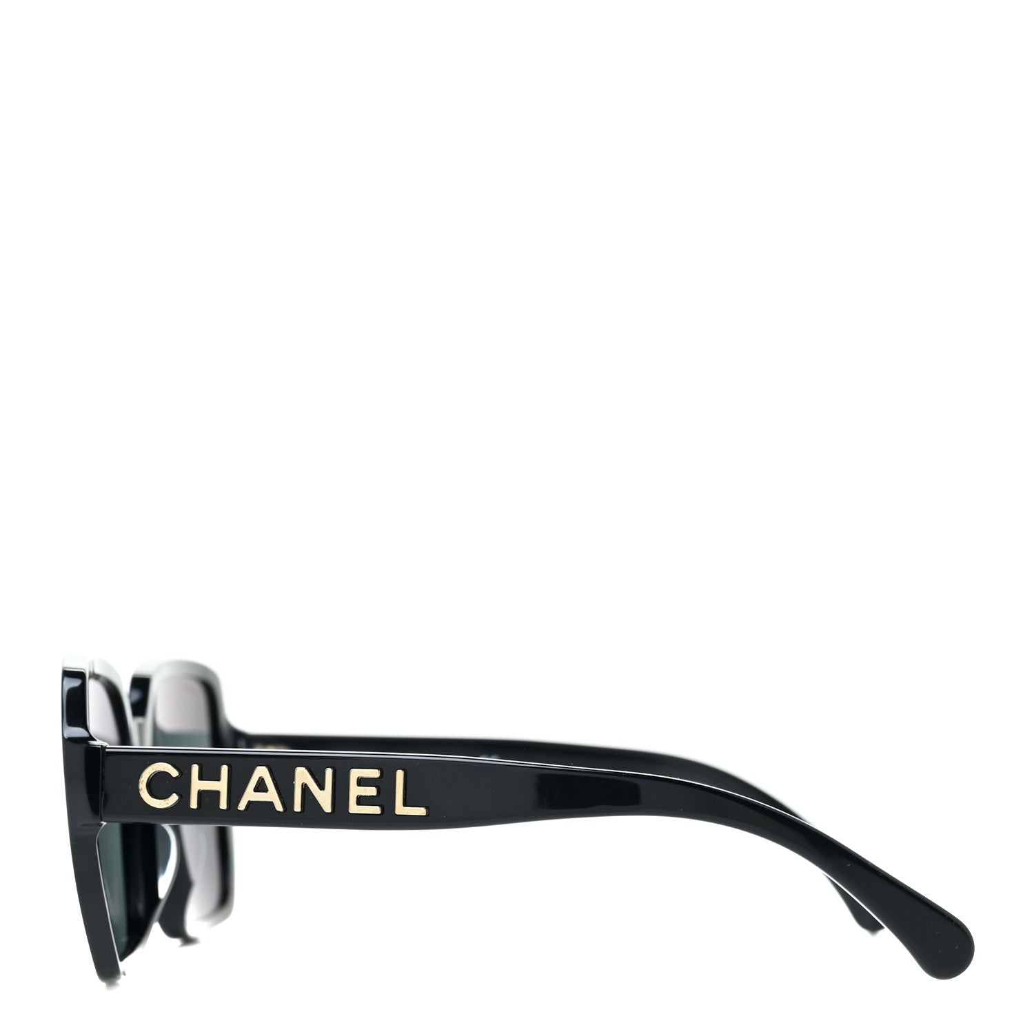 Chanel Acetate Square Sunglasses 5408 Black 3 of 9