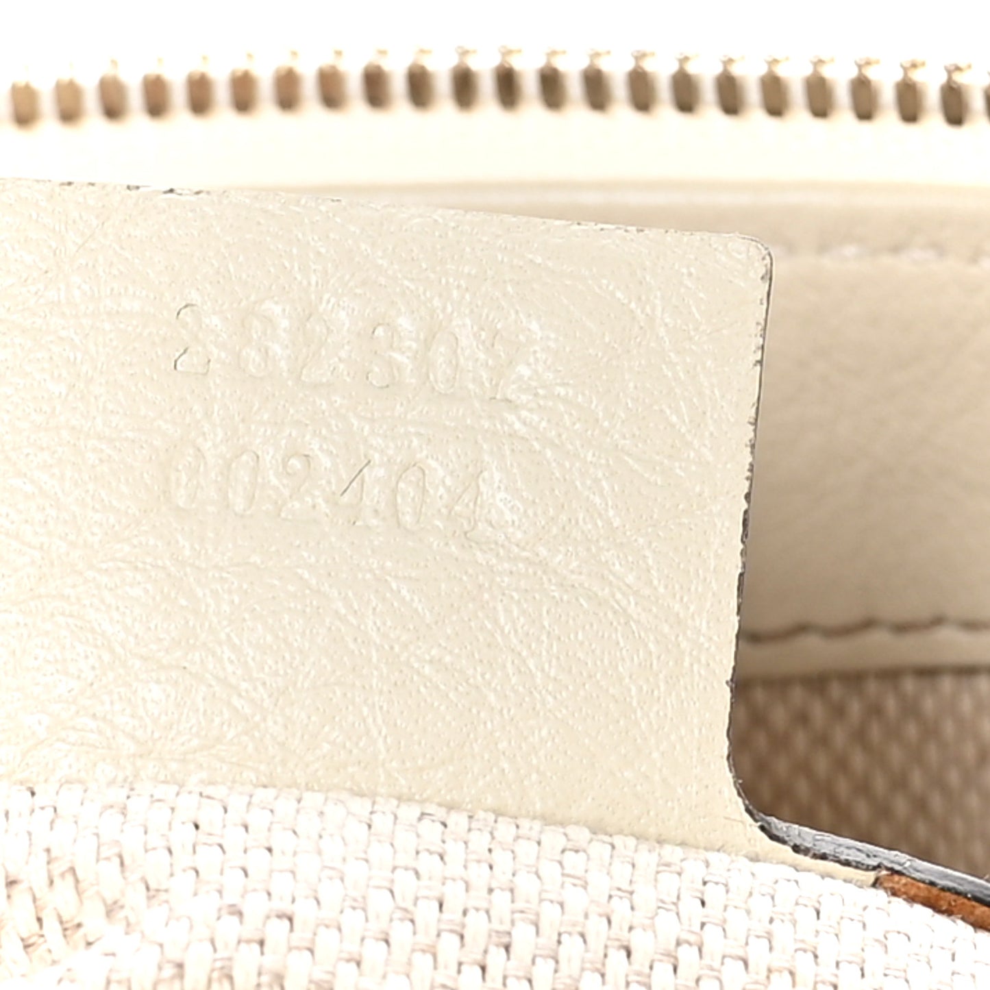 Pebbled Calfskin Small Soho Top Handle Bag Off White