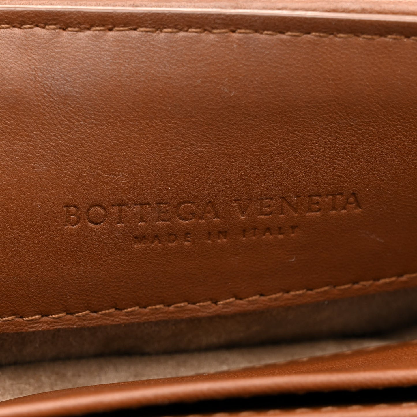 Nappa Intrecciato Baby Olimpia Shoulder Bag Ebano