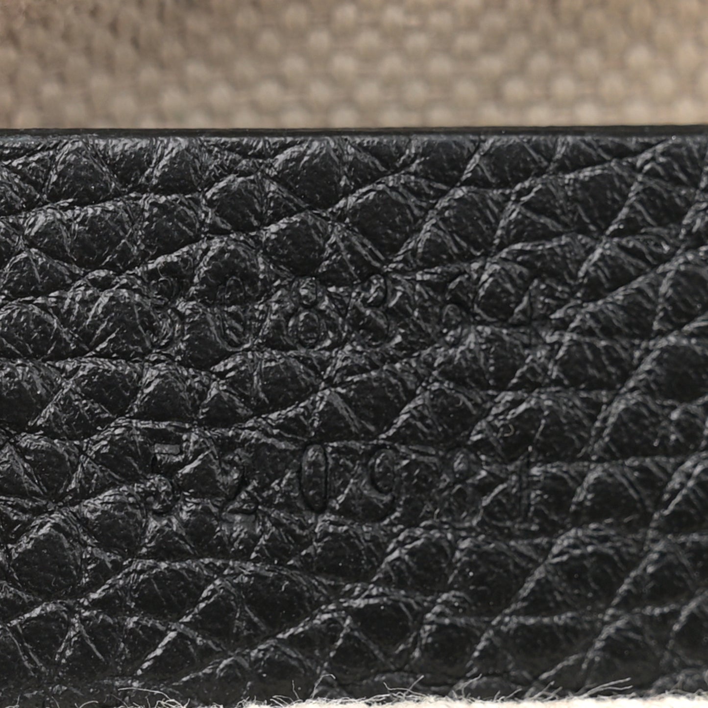 Pebbled Calfskin Small Soho Disco Bag Black