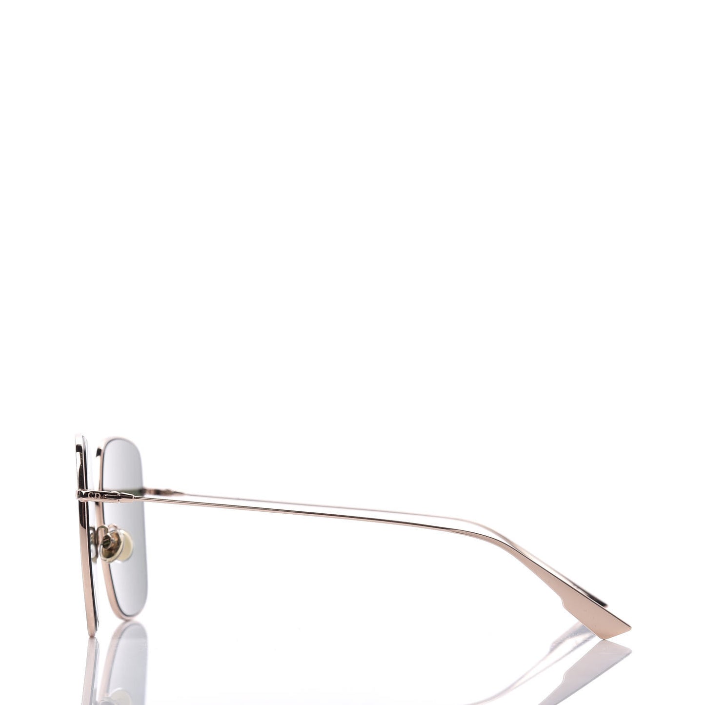 Metal DiorStellaire 1 Sunglasses Rose Gold Green